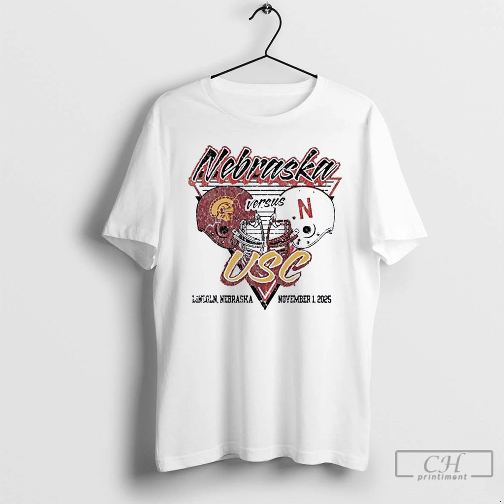 Premium Nebraska Cornhuskers Vs Usc Trojans 2025 Gameday Football T Shirts Hoodie, Sweatshirt | InkNestWear.com