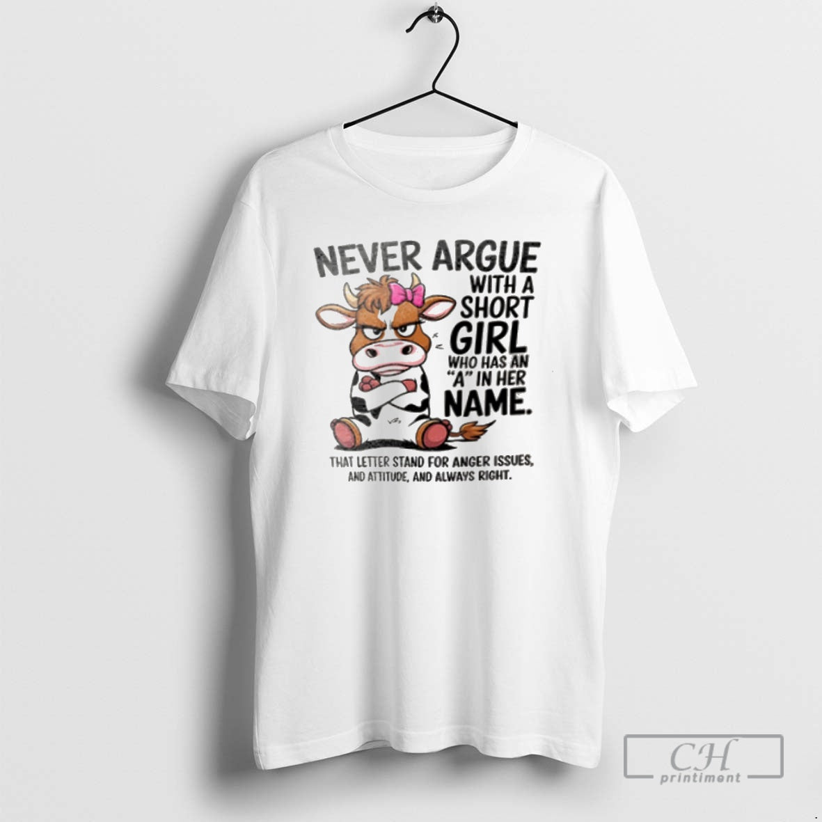 Premium Never Argue With A Short Girl Who Has An A In Her Name T-Shirts, Hoodie, Sweatshirt | InkNestWear.com