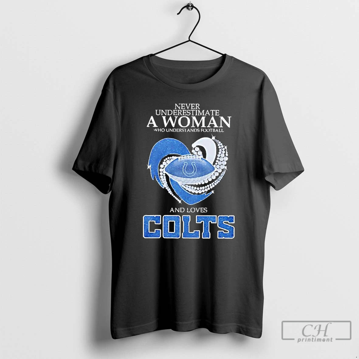 Premium Never Underestimate A Woman Who Understands Football And Loves Colts T Shirts Hoodie, Sweatshirt | InkNestWear.com