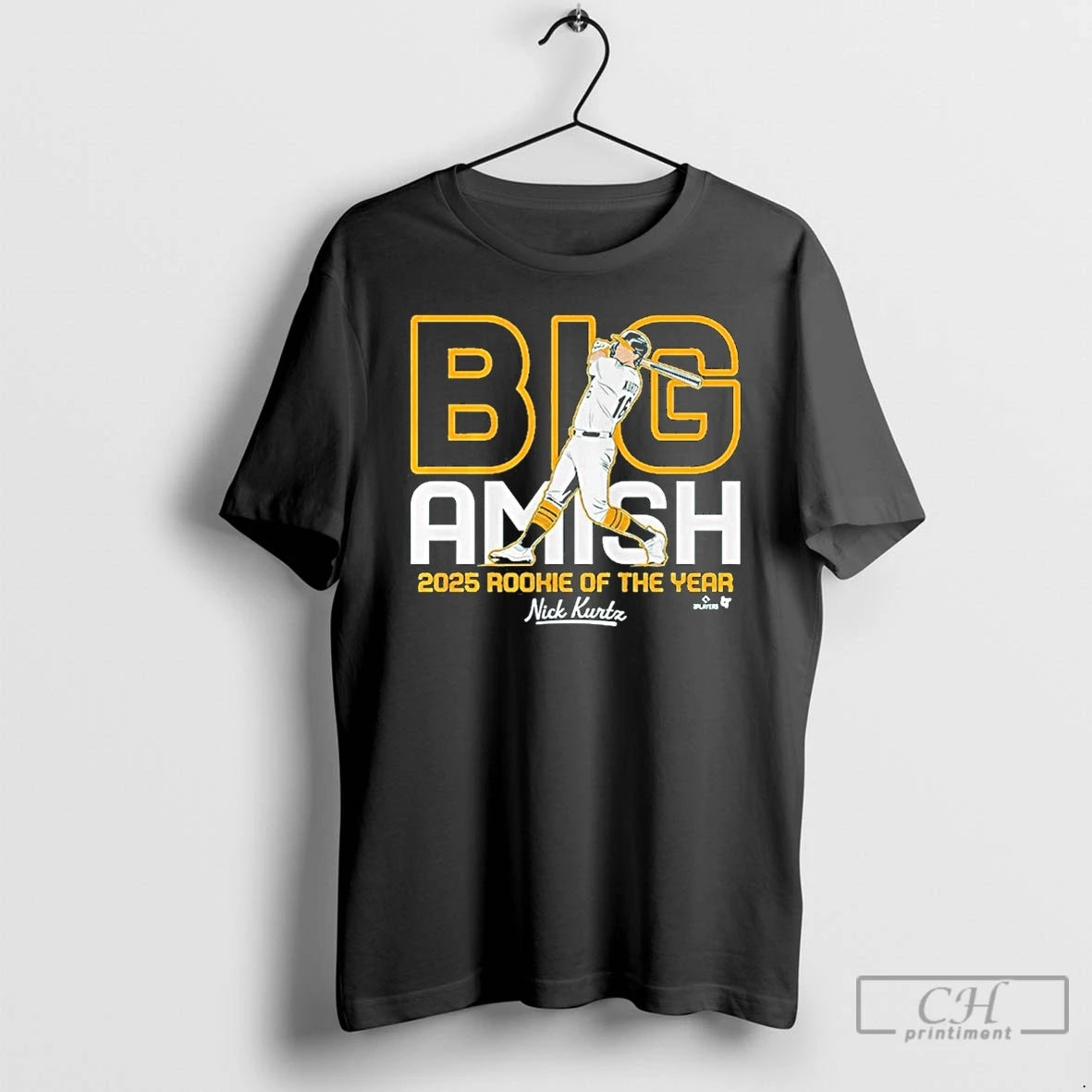 Premium Nick Kurtz Big Amish Rookie Of The Year T Shirts Hoodie, Sweatshirt | InkNestWear.com