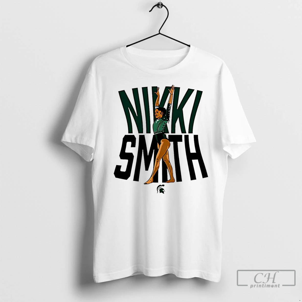 Premium Nikki Smith Michigan State Gymnastics Ncaa Caricature T-Shirts, Hoodie, Sweatshirt | InkNestWear.com
