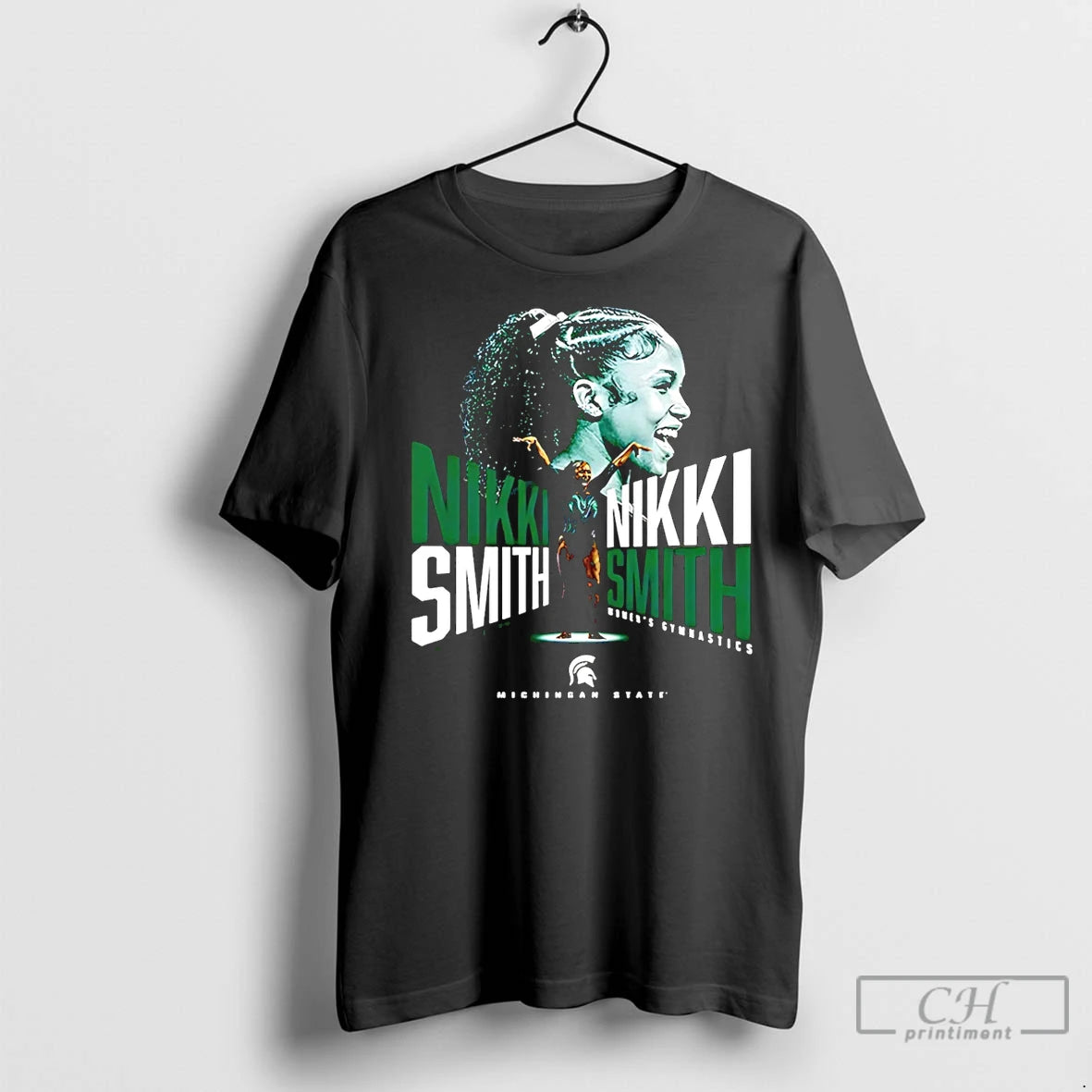 Premium Nikki Smith Michigan State Gymnastics Ncaa Player Collage T-Shirts, Hoodie, Sweatshirt | InkNestWear.com