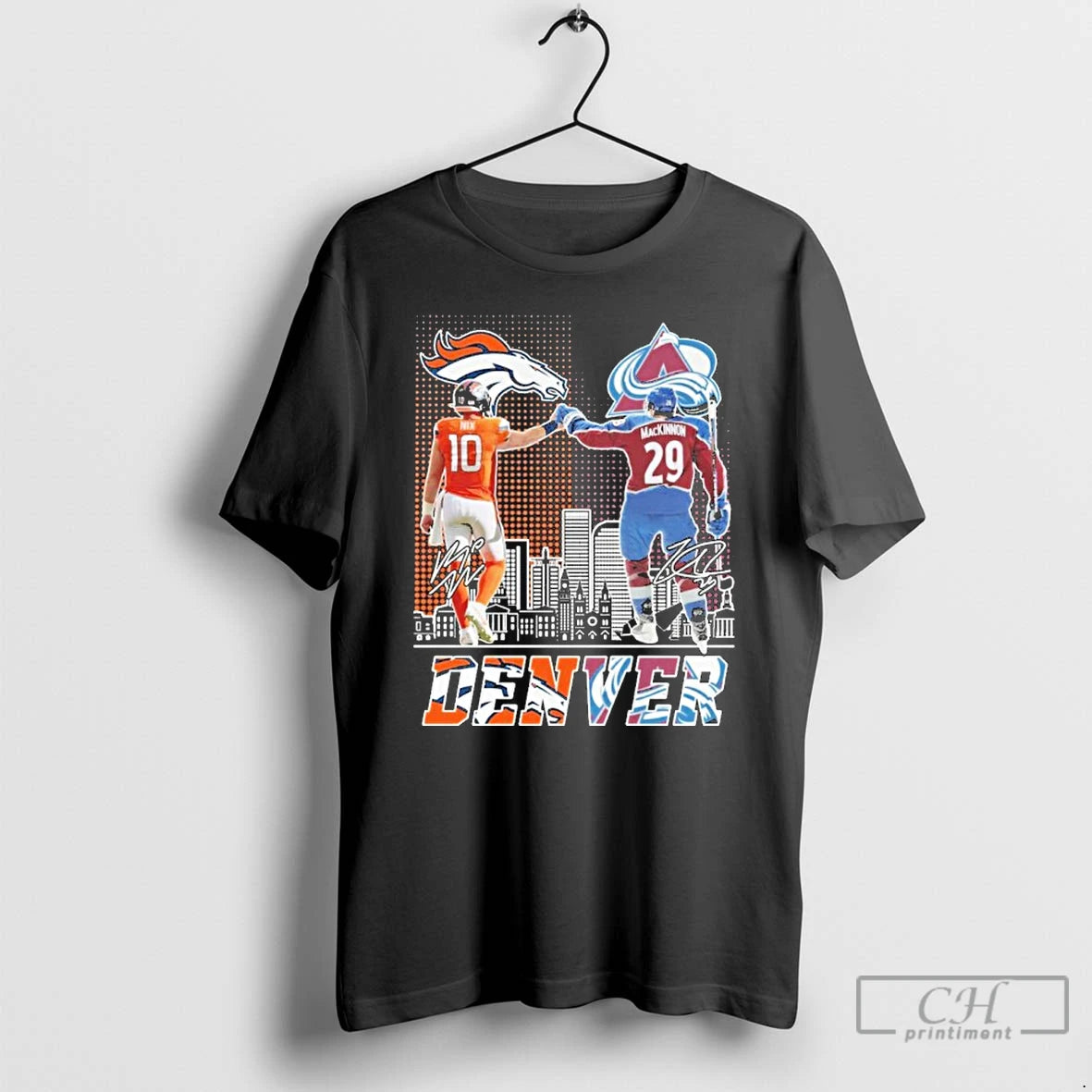 Premium Nix X Mackinnon Player Denver Signature Vintage T Shirts Hoodie, Sweatshirt | InkNestWear.com