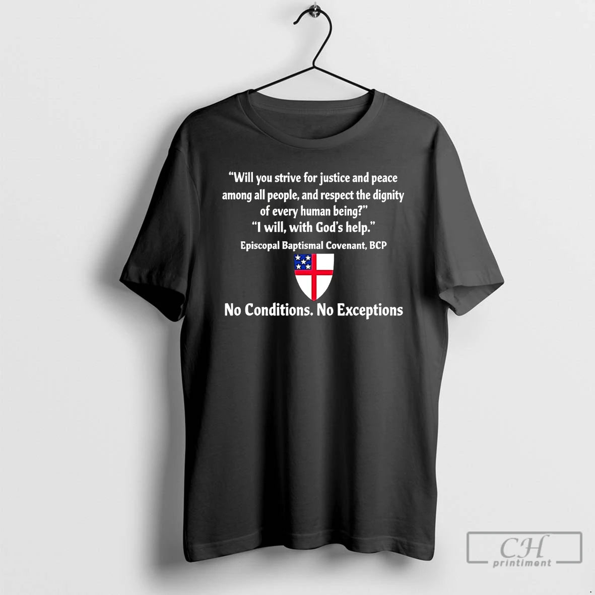 Premium No Conditions No Exceptions Will You Strive For Justice T Shirts Hoodie, Sweatshirt | InkNestWear.com