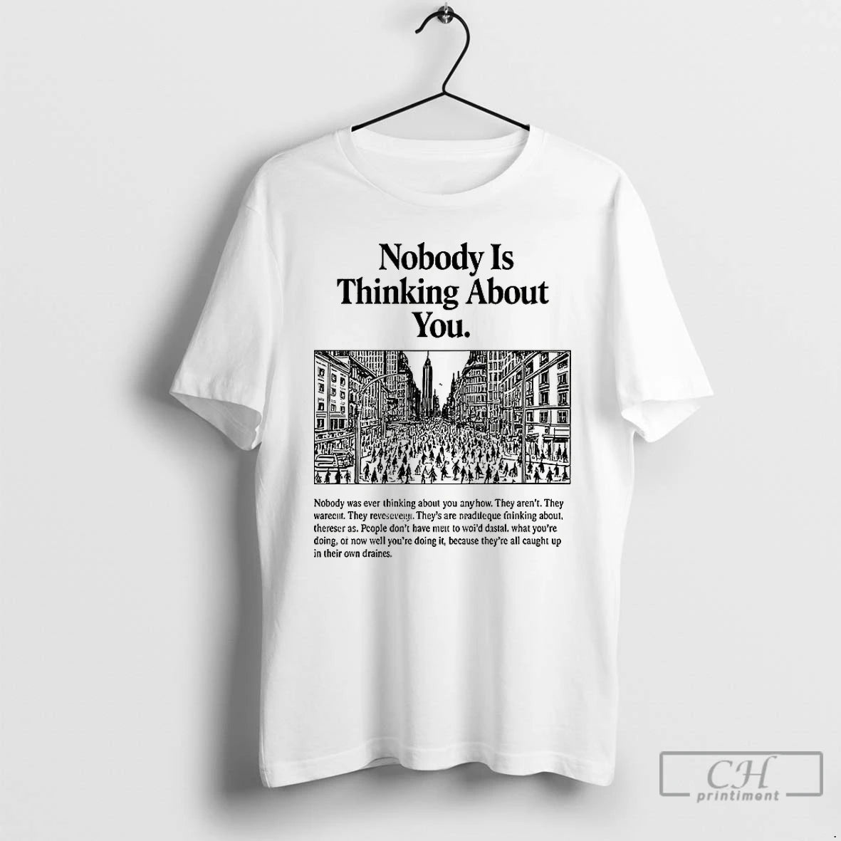 Premium Nobody Is Thinking About You T Shirts Hoodie, Sweatshirt | InkNestWear.com