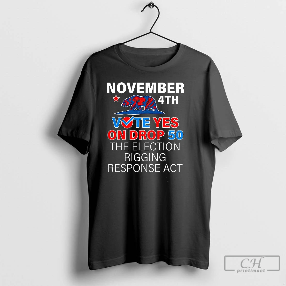 Premium November 4th Vote Yes On Drop 50 T Shirts Hoodie, Sweatshirt | InkNestWear.com
