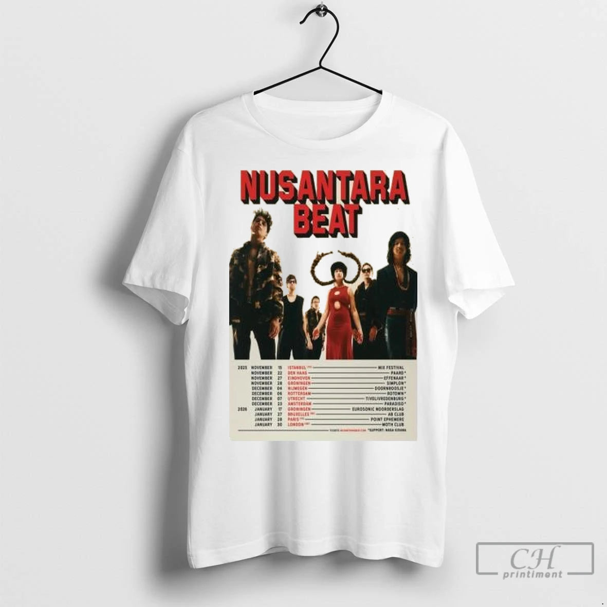 Premium Nusantara Beat November 2025 January 2026 Circle White T-Shirts, Hoodie, Sweatshirt | InkNestWear.com