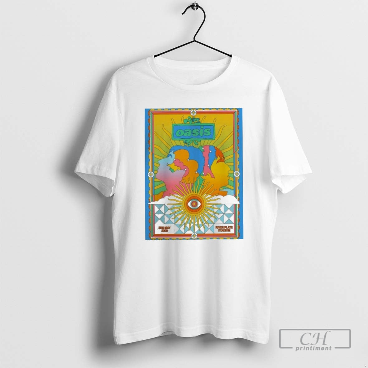 Premium Oasis Live At River Plate Stadium Buenos Aires On May 3 2009 Psychedelic Music T-Shirts, Hoodie, Sweatshirt