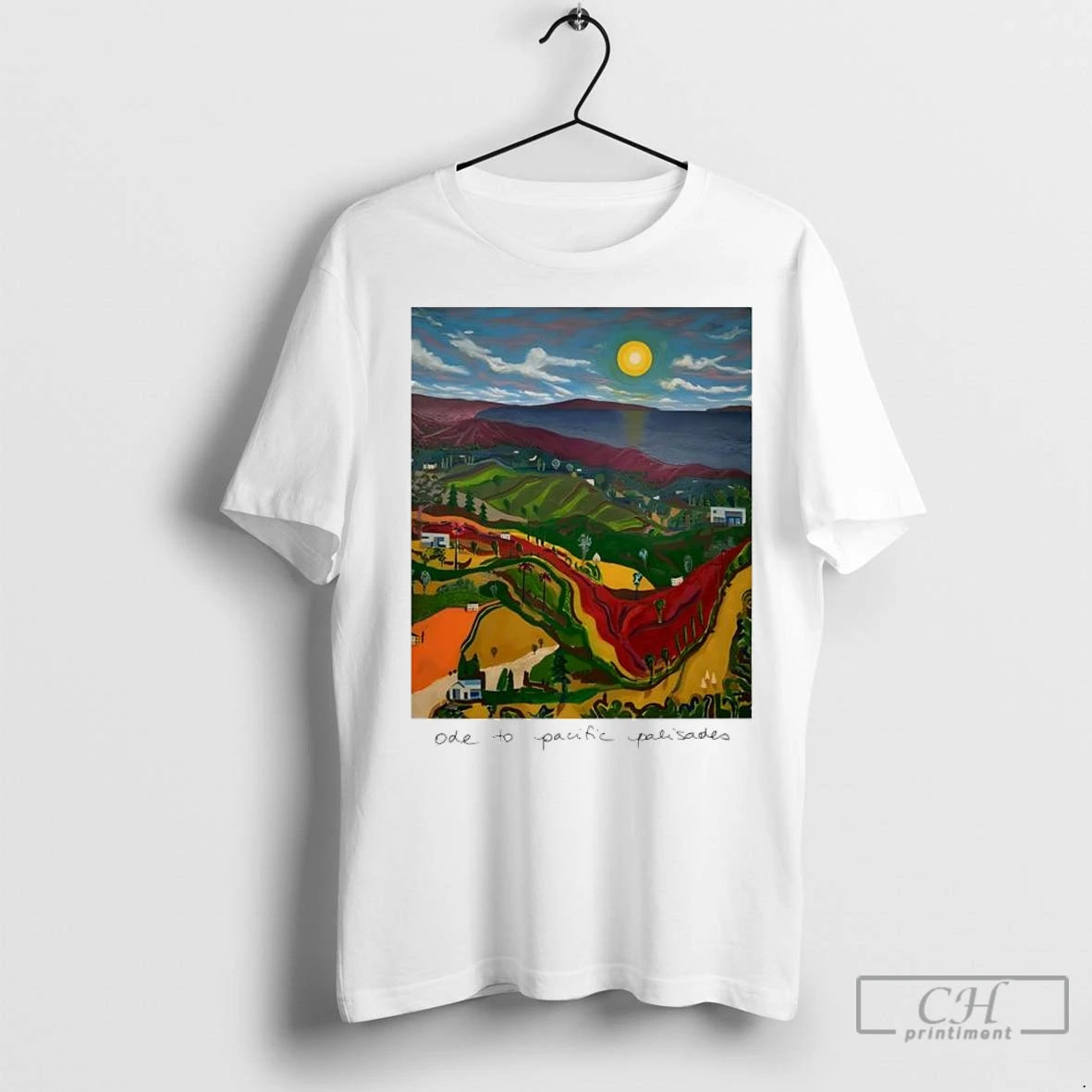 Premium Ode To Alanis Palisades Graphic Art T-Shirts, Hoodie, Sweatshirt | InkNestWear.com