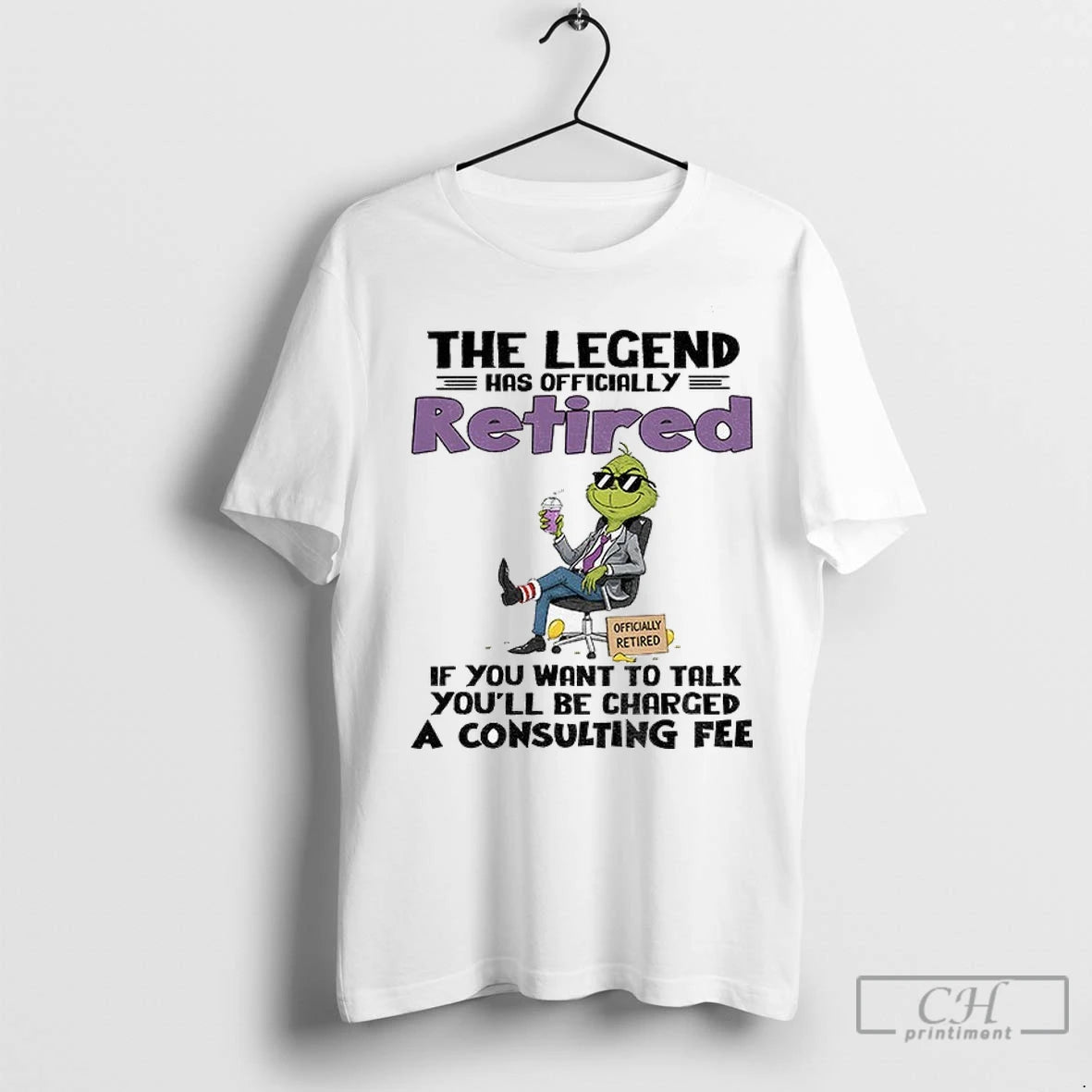 Premium Officially Retired Grinch The Legend Has Officially Retired Officially Retired If You Want To T-Shirts, Hoodie,...