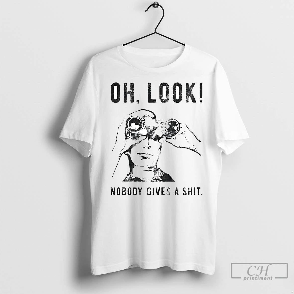 Premium Oh Look Nobody Gives A Shit T-Shirts, Hoodie, Sweatshirt | InkNestWear.com
