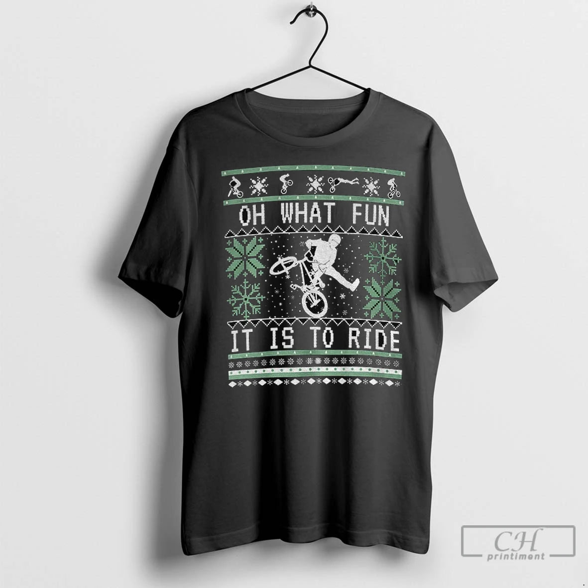 Premium Oh What Fun It Is To Ride Bike Merry Christmas T-Shirts, Hoodie, Sweatshirt | InkNestWear.com