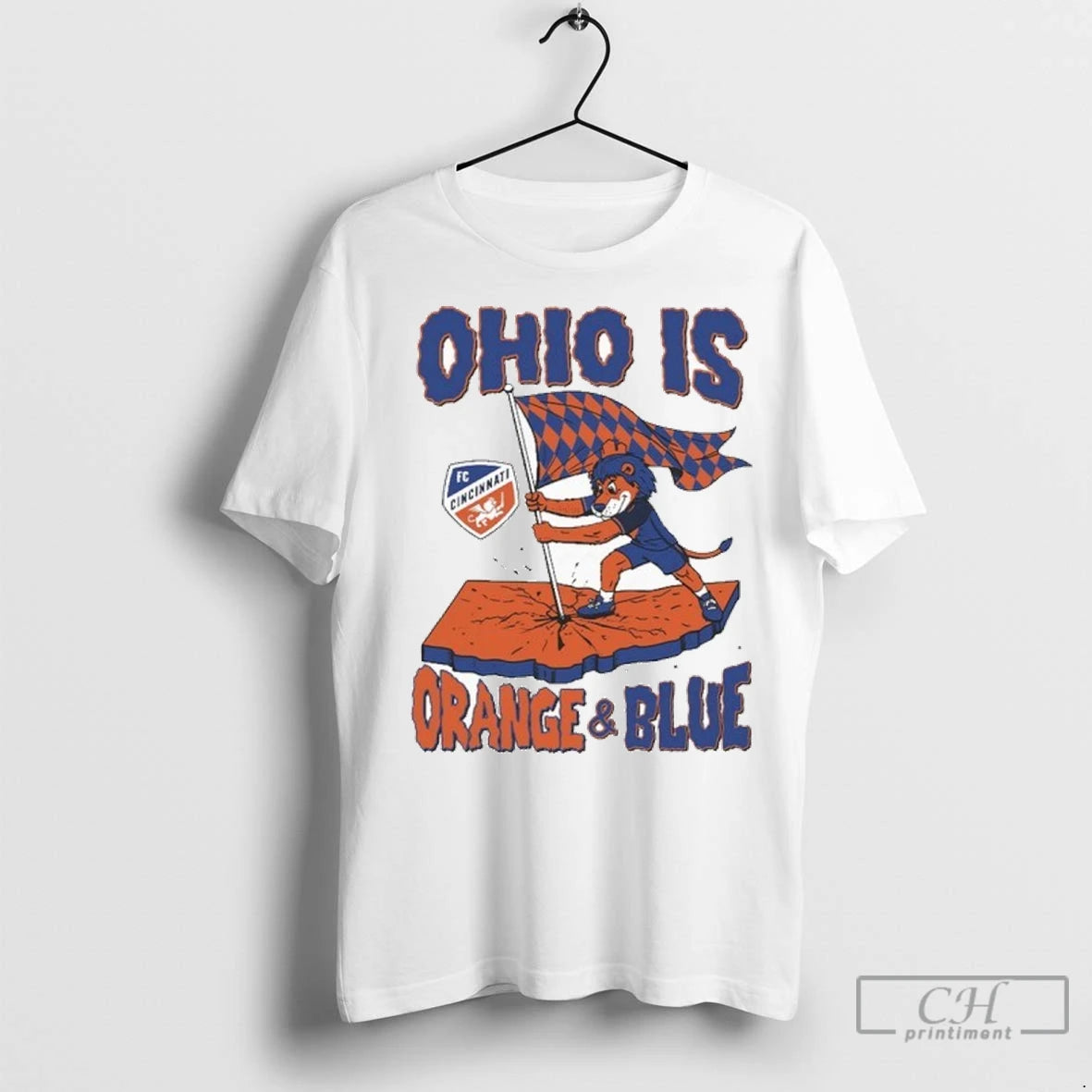 Premium Ohio Is Orange Blue Fc Cincinnati T-Shirts, Hoodie, Sweatshirt | InkNestWear.com