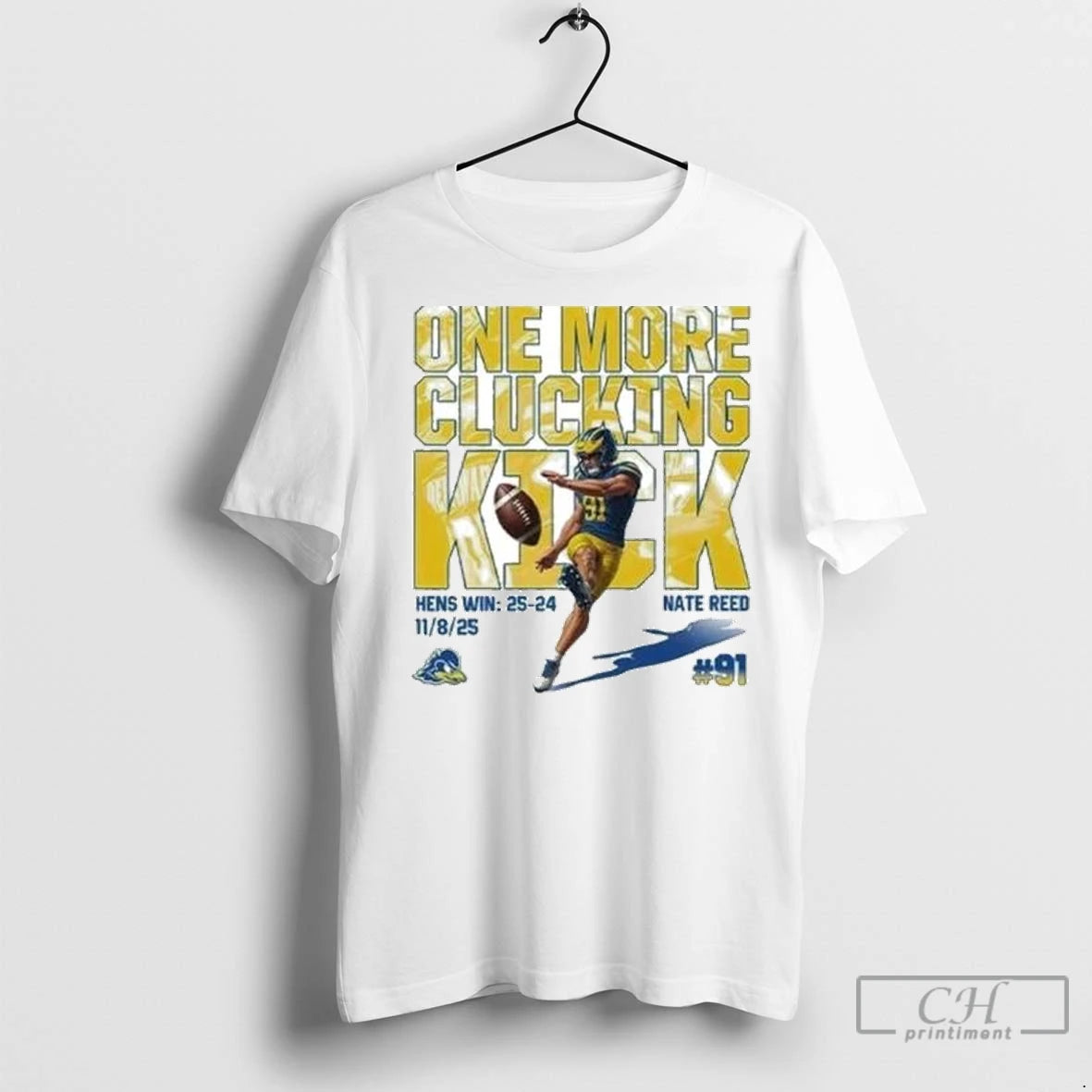 Premium One More Clucking Kick Nate Reed 2025 Circle White T-Shirts, Hoodie, Sweatshirt | InkNestWear.com