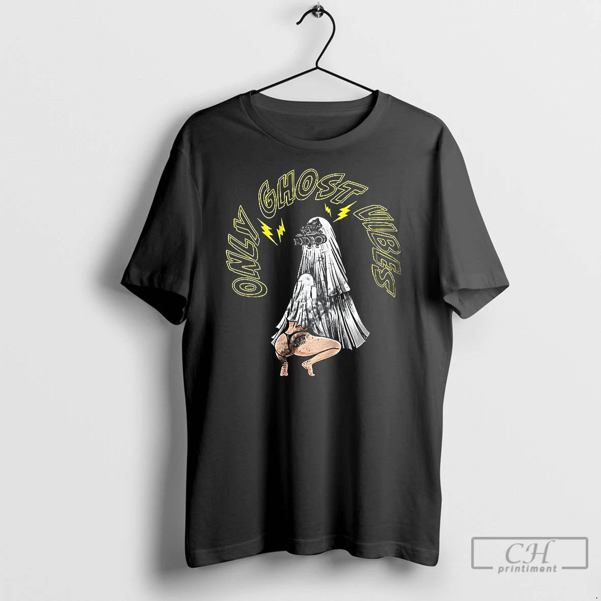 Premium Only Ghost Vibes Printed T-Shirts, Hoodie, Sweatshirt | InkNestWear.com