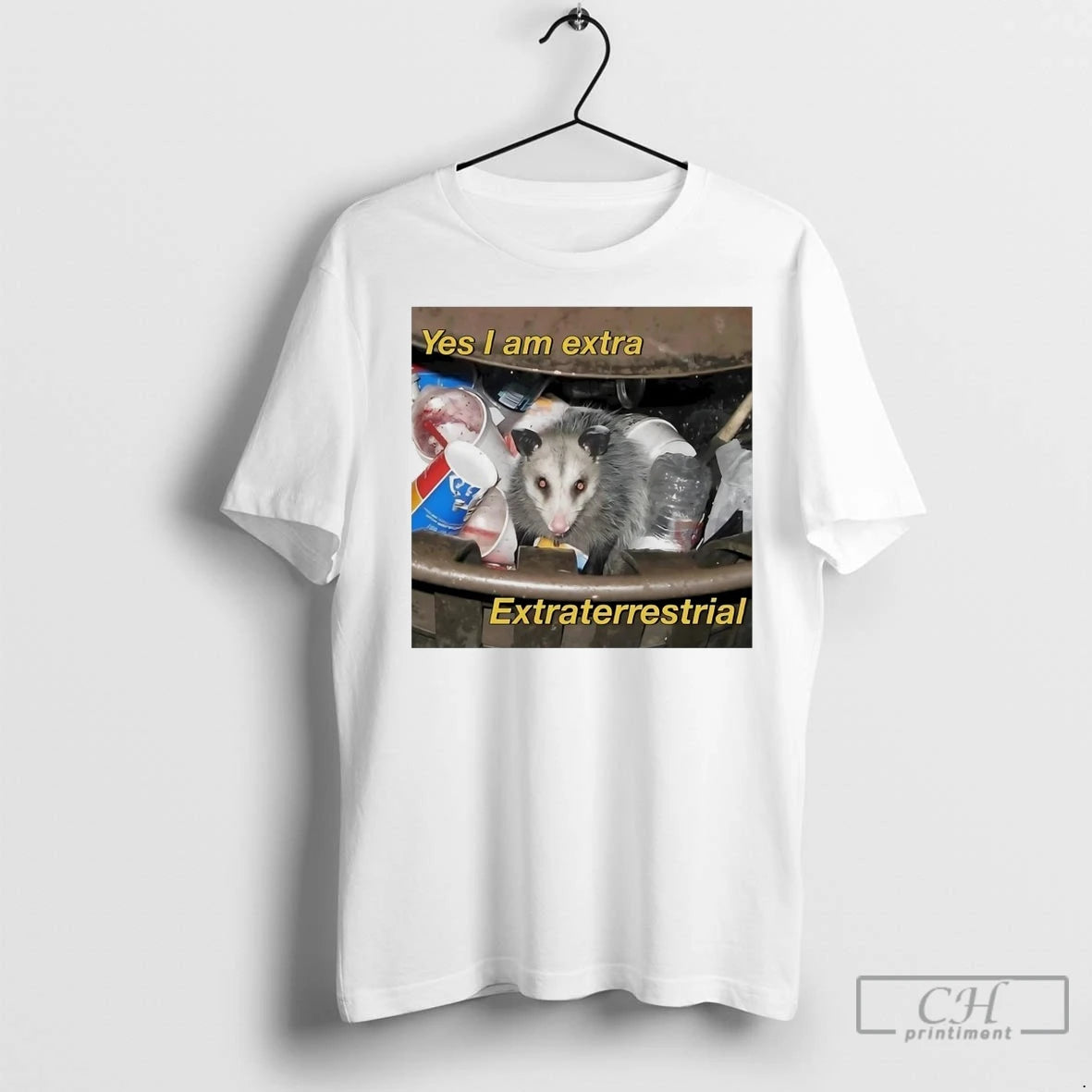 Premium Opossum Yes I Am Extra Extraterrestrial T-Shirts, Hoodie, Sweatshirt | InkNestWear.com