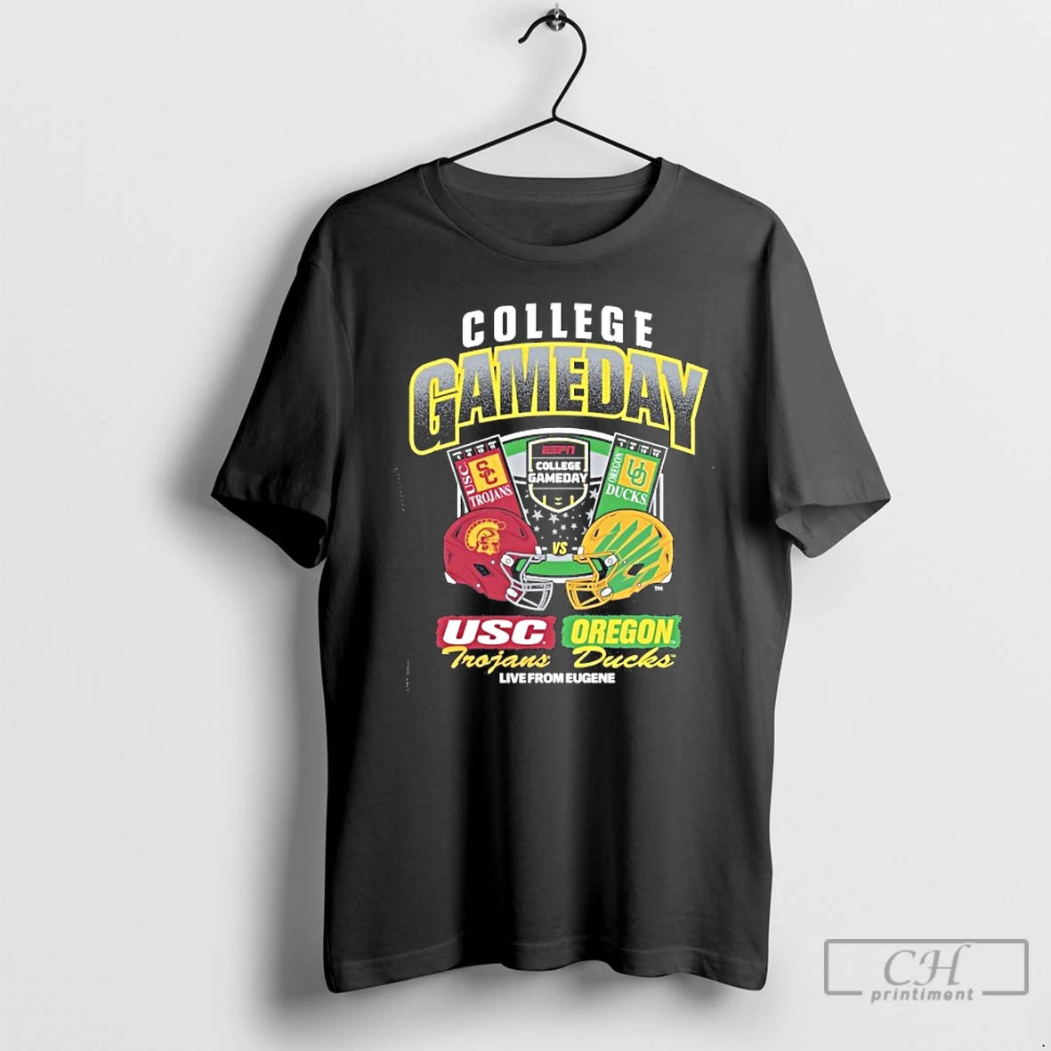 Premium Oregon Vs Usc 2025 College Gameday Matchup Nov 22 2025 T-Shirts, Hoodie, Sweatshirt | InkNestWear.com