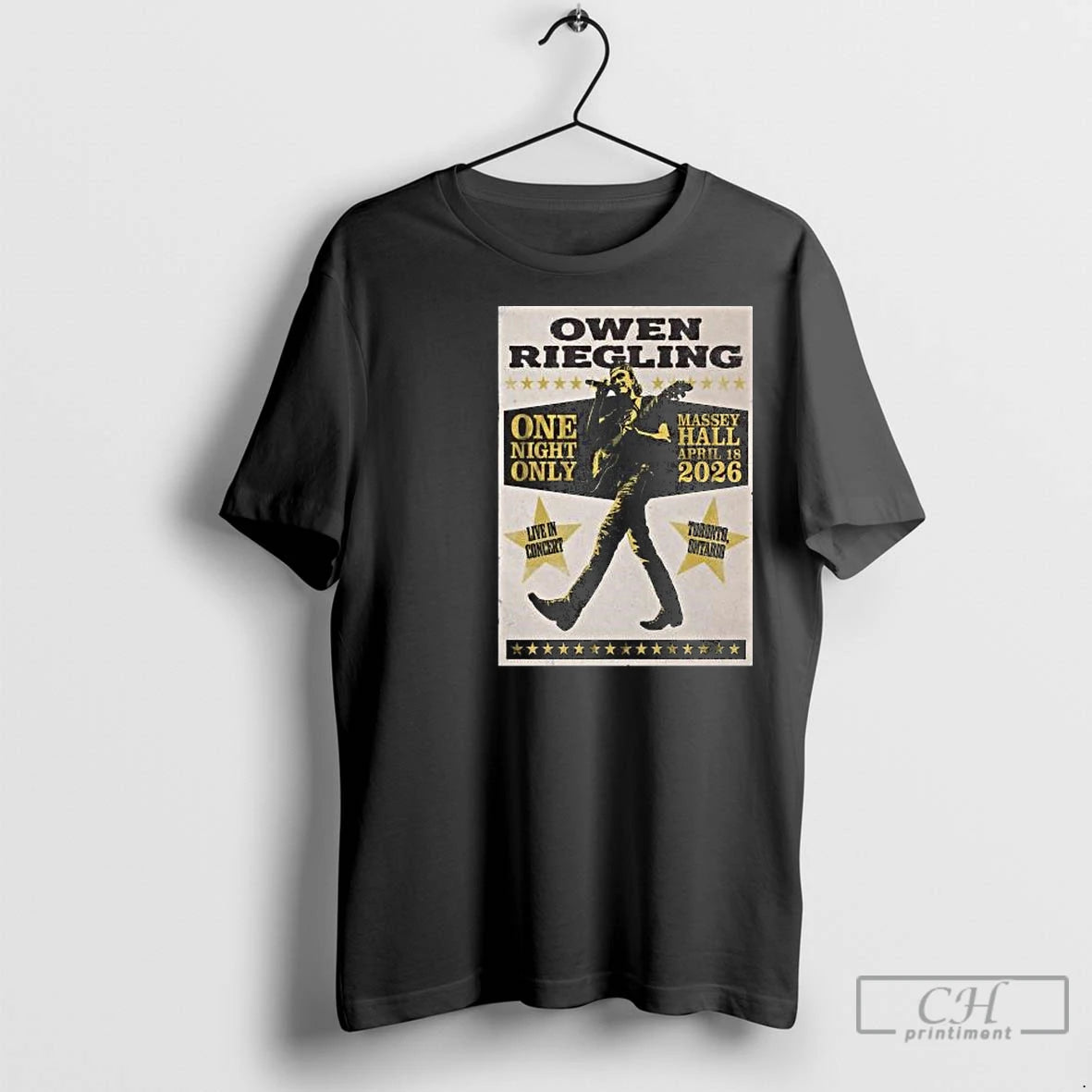Premium Owen Riegling April 18 2026 Massey Hall Toronto On Circle Black T-Shirts, Hoodie, Sweatshirt | InkNestWear.com