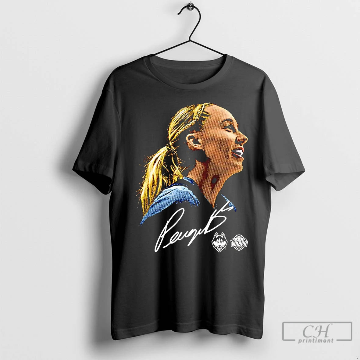 Premium Paige Bueckers Uconn Huskies Portrait Signature T-Shirts, Hoodie, Sweatshirt | InkNestWear.com
