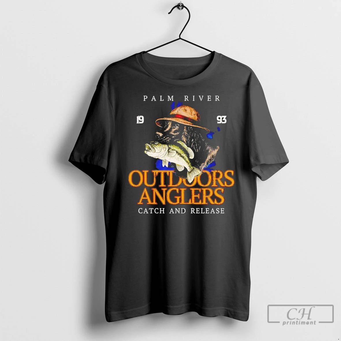 Premium Palm River Outdoors Anglers Catch And Release 1993 T-Shirts, Hoodie, Sweatshirt | InkNestWear.com