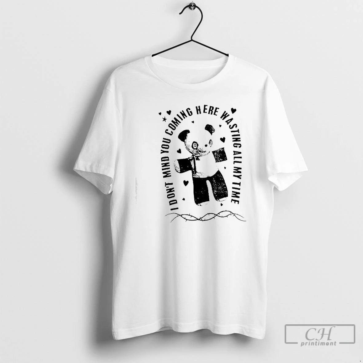 Premium Panda Bear I Dont Mind You Coming Here Wasting All My Time T Shirts Hoodie, Sweatshirt | InkNestWear.com