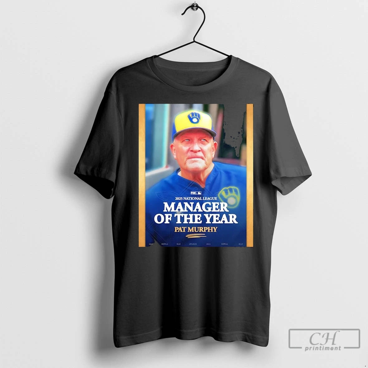 Premium Pat Murphy 2025 Nl Manager Of The Year T-Shirts, Hoodie, Sweatshirt | InkNestWear.com