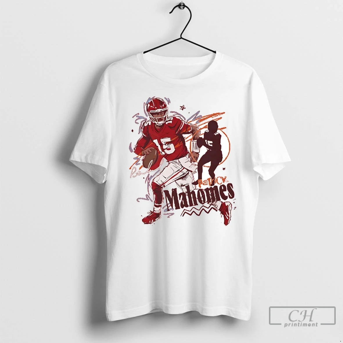 Premium Patrick Mahomes Running Signature Kansas City Chiefs T-Shirts, Hoodie, Sweatshirt | InkNestWear.com