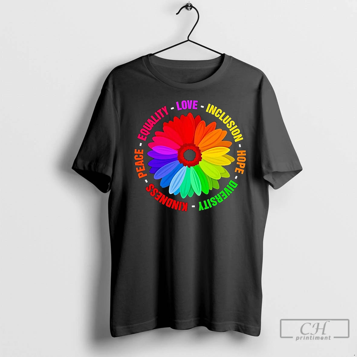 Premium Peace Equality Love Inclusion Hope Diversity Kindness Flower T-Shirts, Hoodie, Sweatshirt | InkNestWear.com
