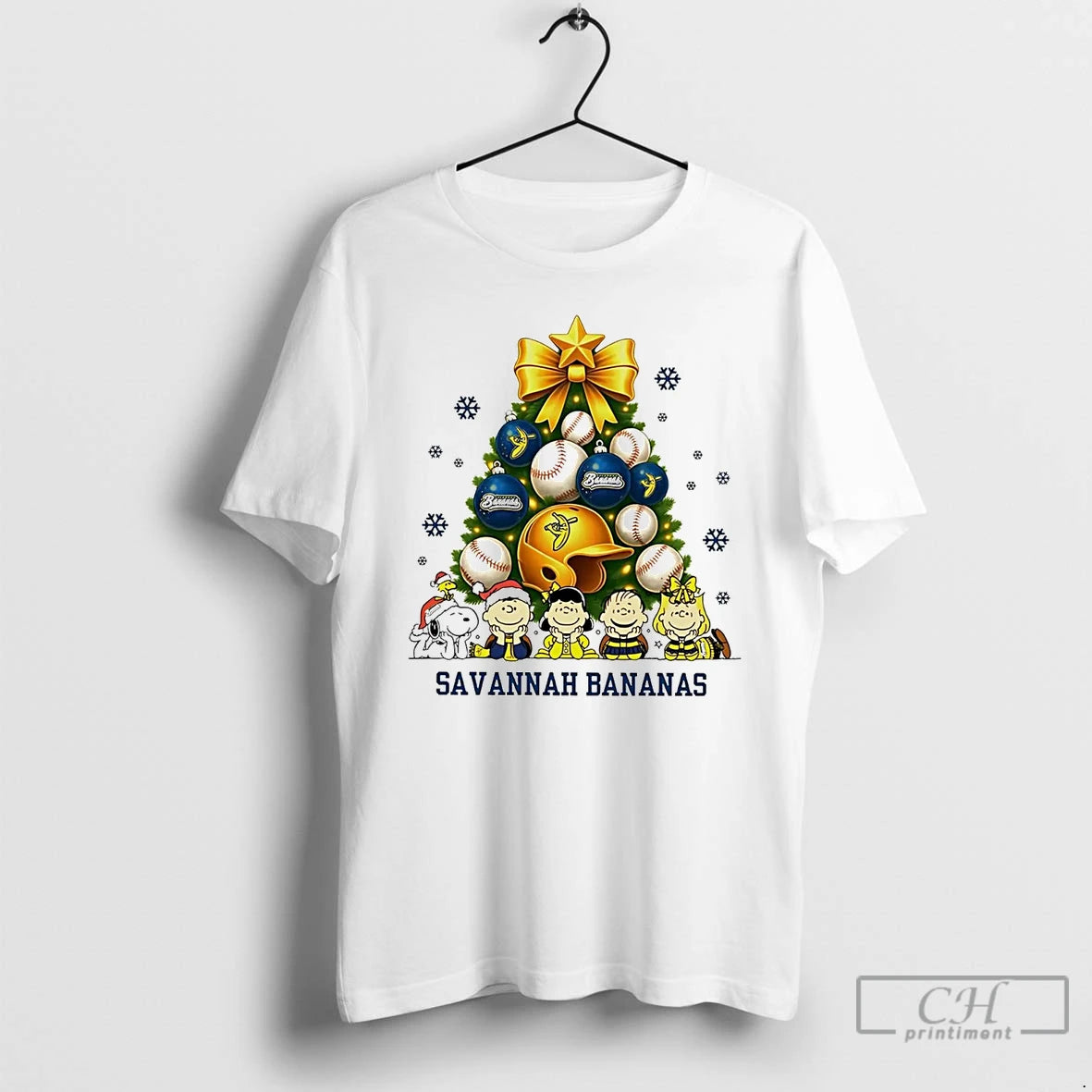 Peanuts Characters Savannah Bananas Tree T-Shirts, Hoodie, Sweatshirt