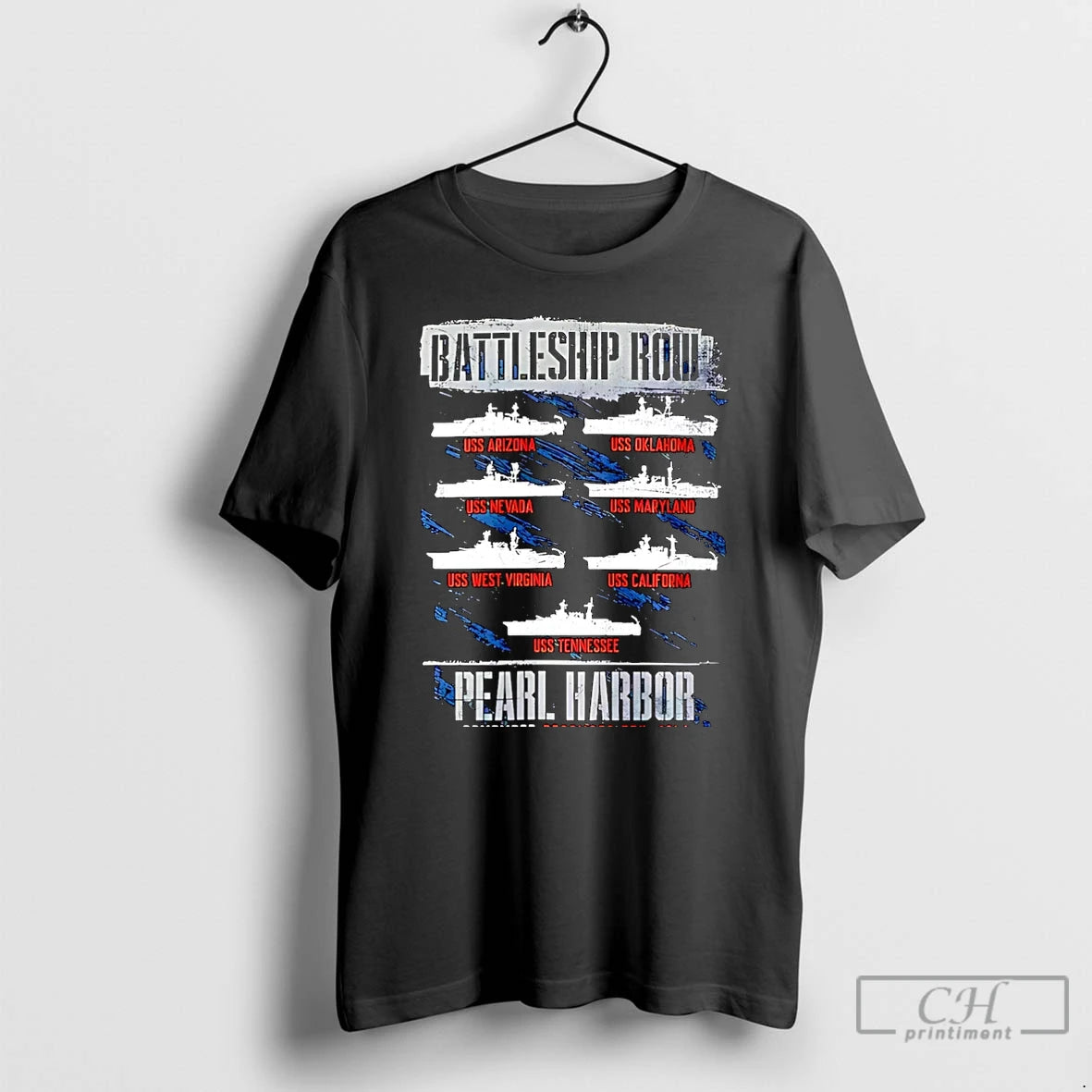 Premium Pearl Harbor Battleship Row Uss Christmas T Shirts Hoodie, Sweatshirt | InkNestWear.com