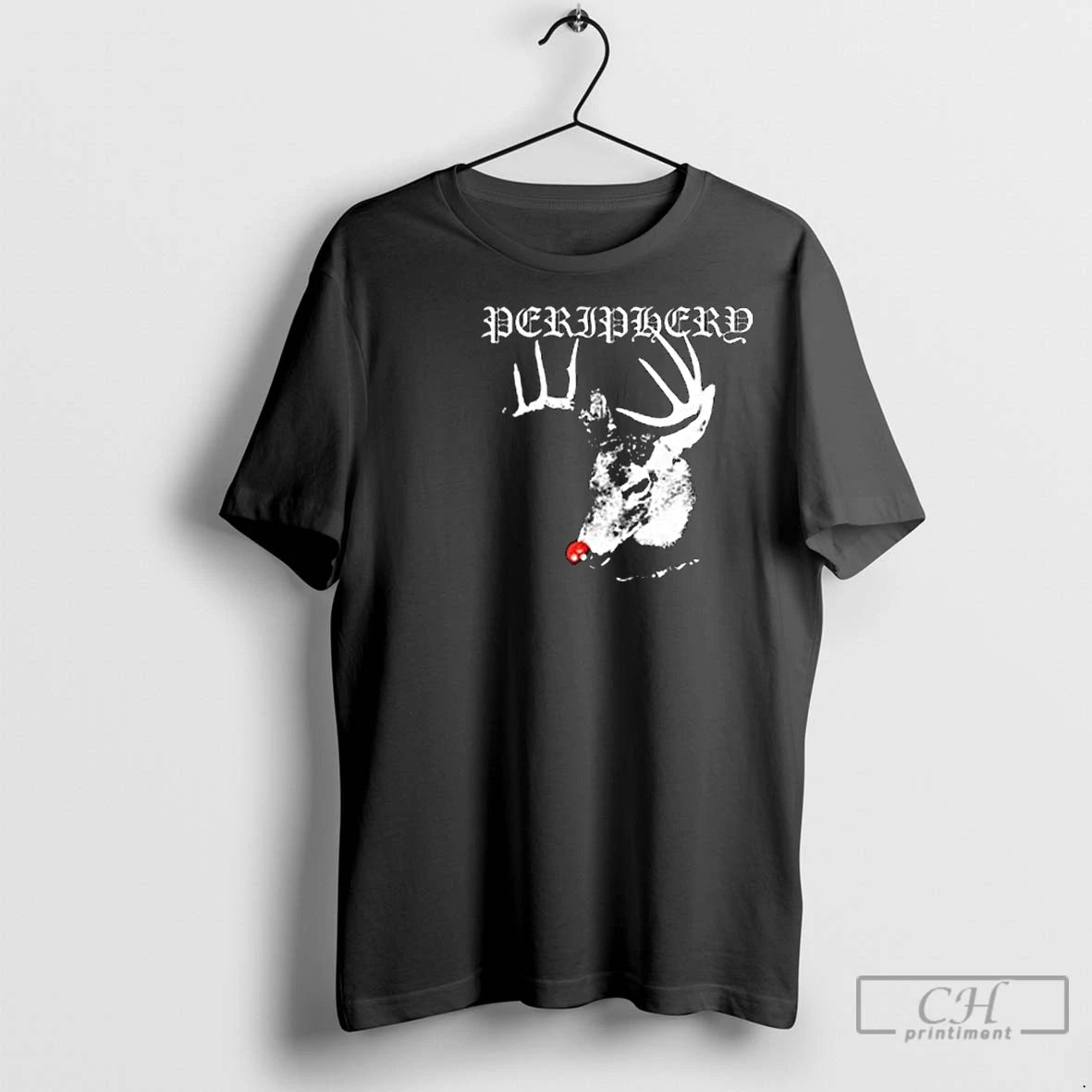 Premium Periphery Reindeer Circle Black T-Shirts, Hoodie, Sweatshirt | InkNestWear.com