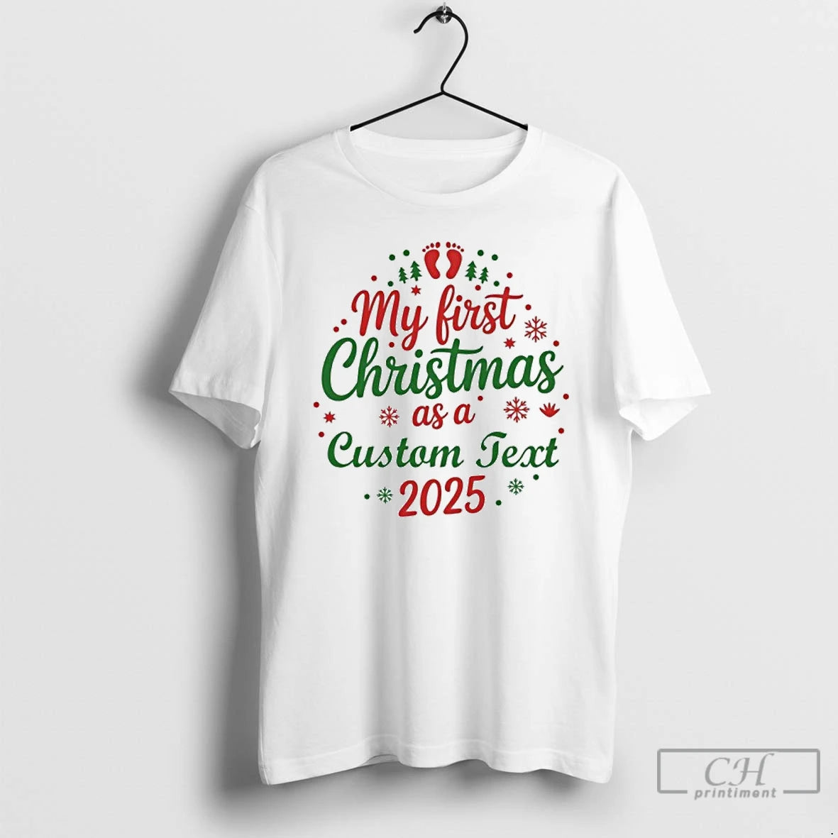 Premium Personalized My First Christmas Of Family Matching 2025 Custom T Shirts Hoodie, Sweatshirt | InkNestWear.com