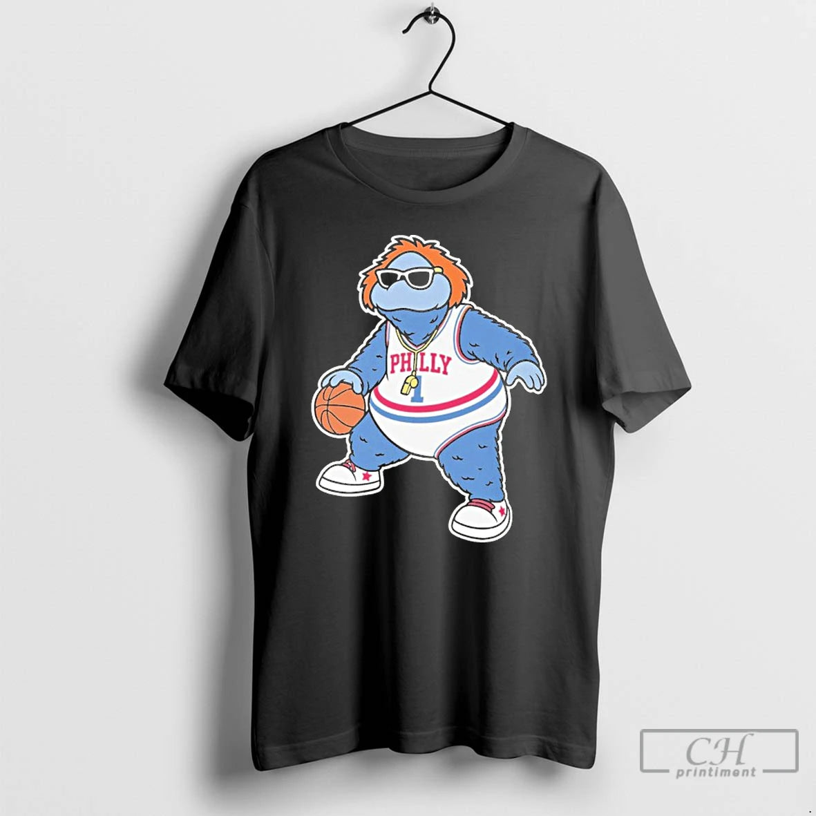 Premium Philadelphia 76ers Big Shot Mascot T Shirts Hoodie, Sweatshirt | InkNestWear.com