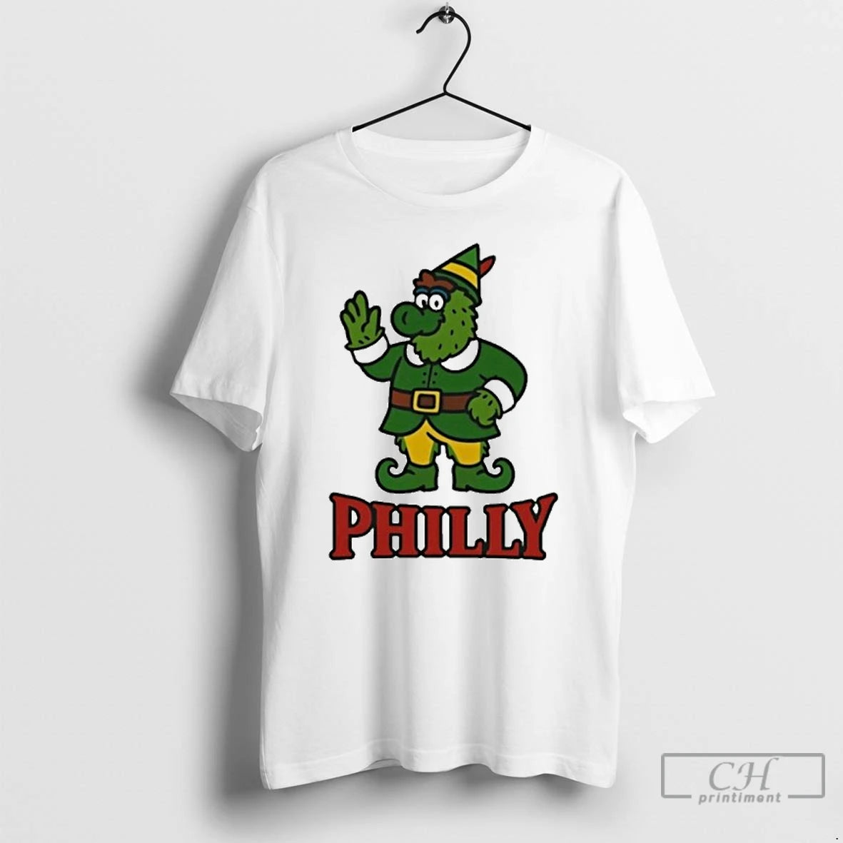 Premium Philadelphia Phillies Christmas Elf X Phillie Phanatic Mascot Circle T-Shirts, Hoodie, Sweatshirt | InkNestWear.com