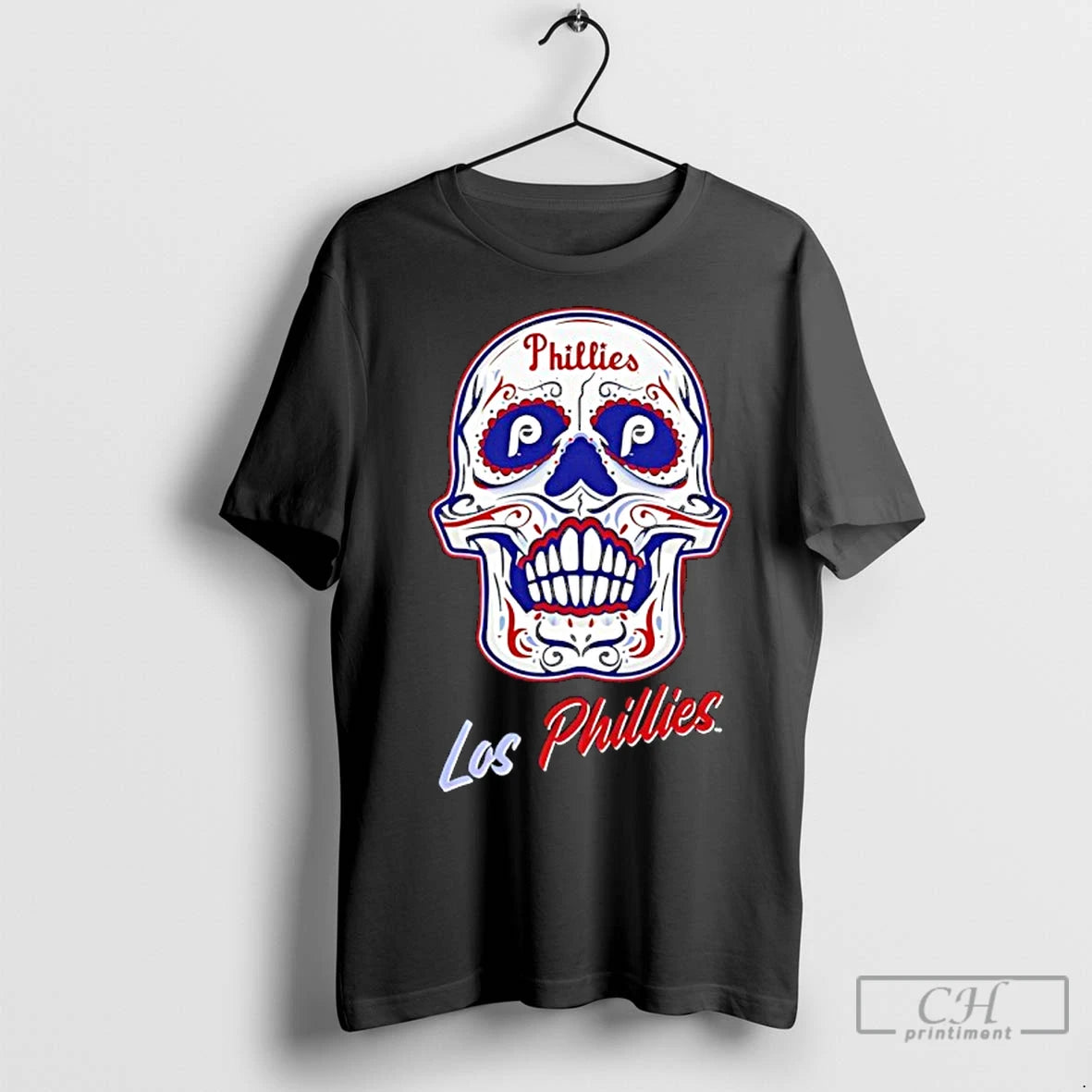 Premium Philadelphia Phillies Sugar Skull Boxy T-Shirts, Hoodie, Sweatshirt | InkNestWear.com