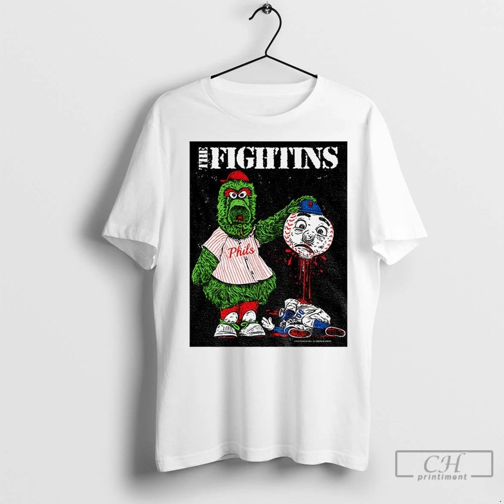 Premium Phillie Phanatic Philadelphia Phillies Get Mr Met New York Mets The Fightins Mlb Baseball T-Shirts, Hoodie,...