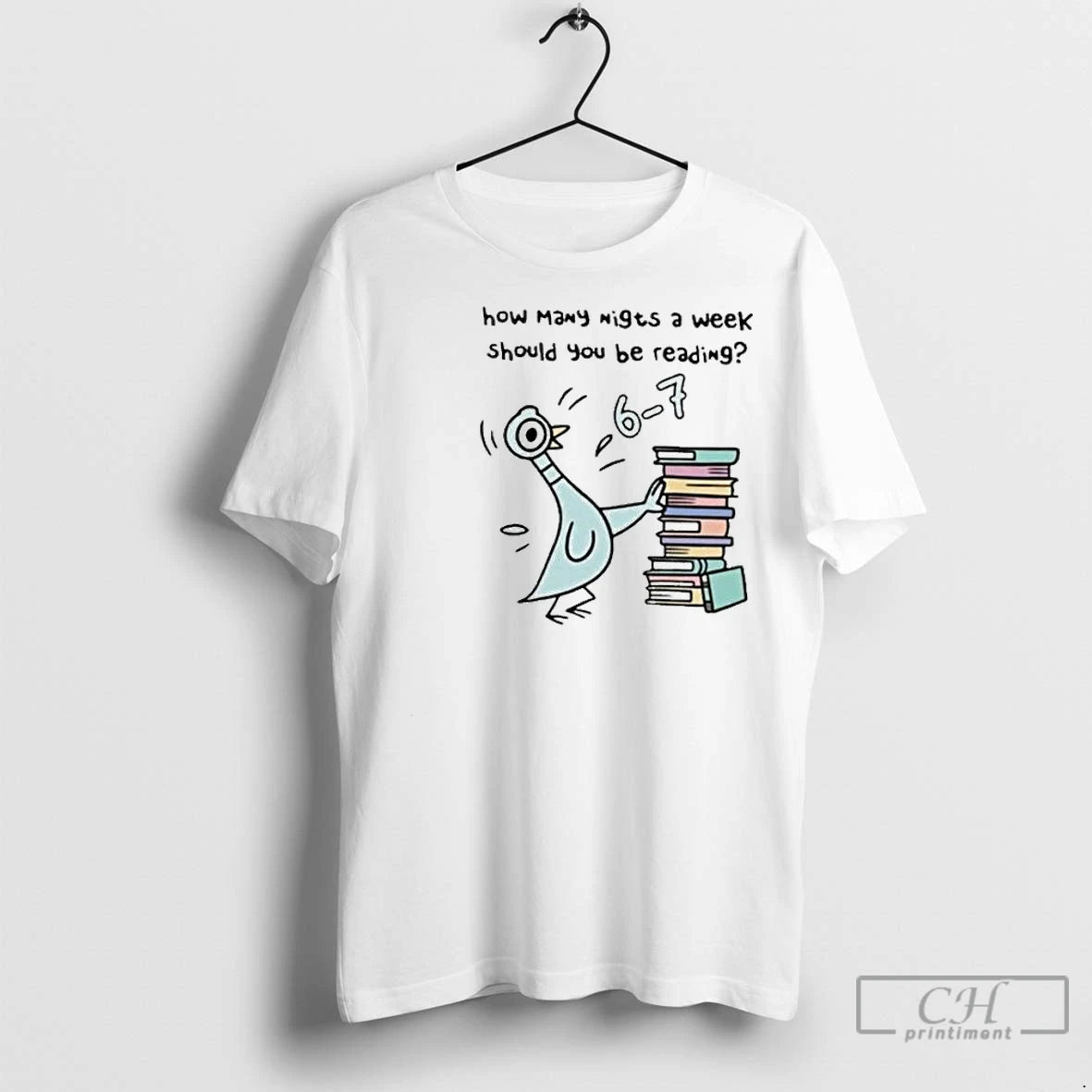 Premium Pigeon 67 Reading Book Lover Librarian Circle White T-Shirts, Hoodie, Sweatshirt | InkNestWear.com