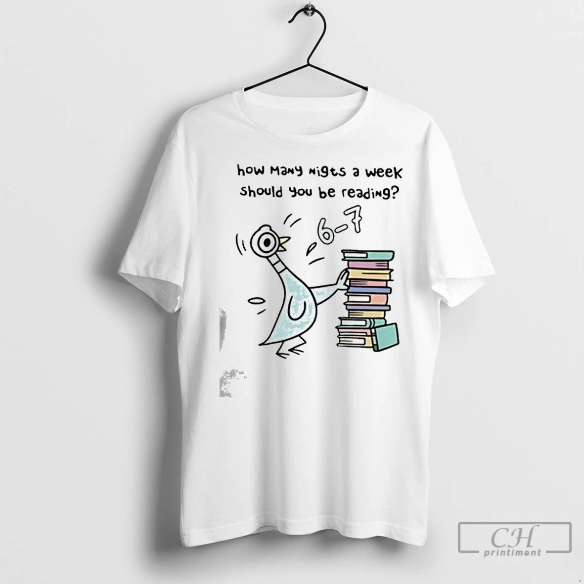 Premium Pigeon 67 Reading Book Lover Librarian T-Shirts, Hoodie, Sweatshirt | InkNestWear.com