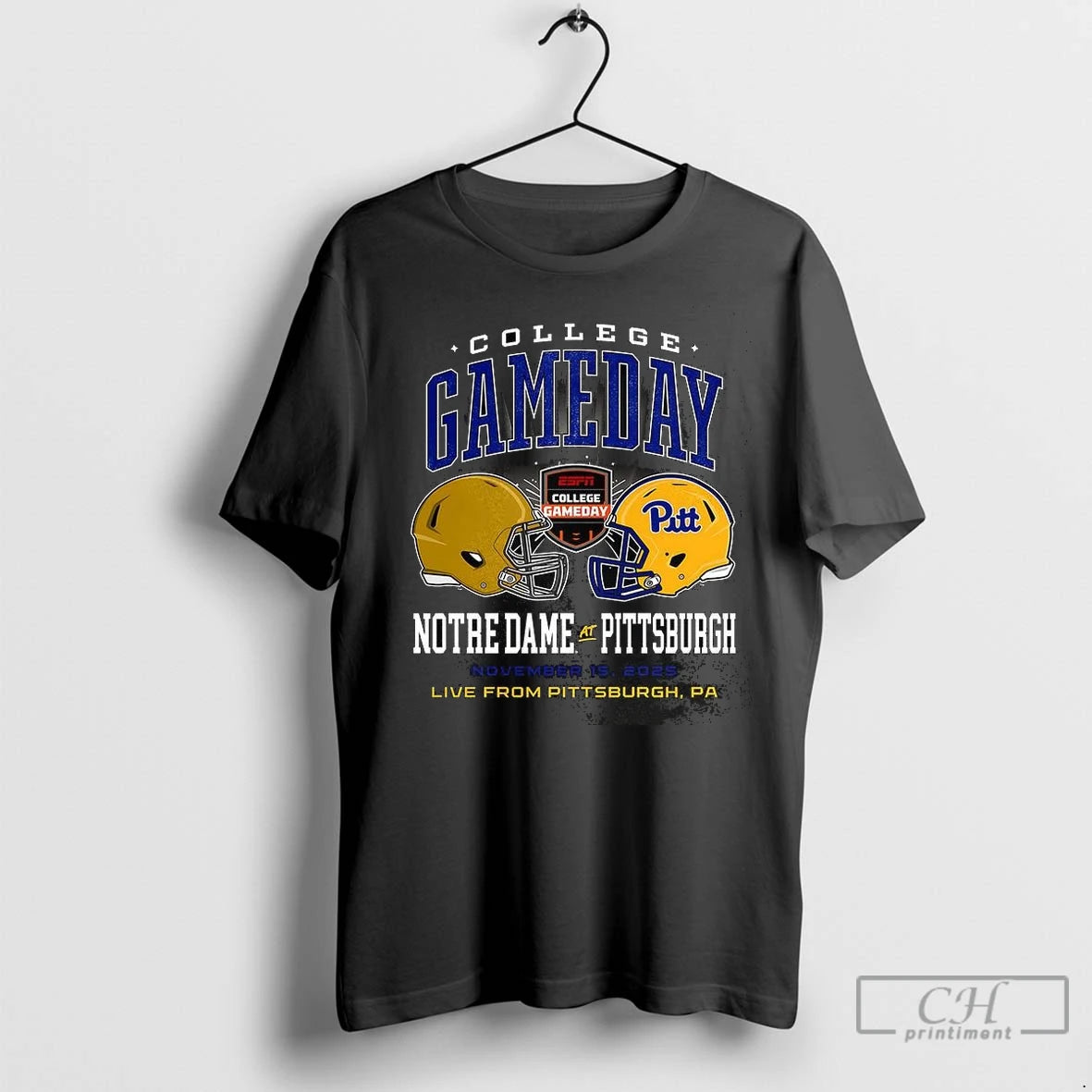 Premium Pitt Panthers Vs Notre Dame Fighting Irish Gameday College 2025 Helmet T-Shirts, Hoodie, Sweatshirt | InkNestWear.com