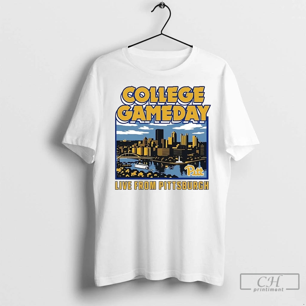 Premium Pittsburgh Panthers College Gameday City Skyline T-Shirts, Hoodie, Sweatshirt | InkNestWear.com