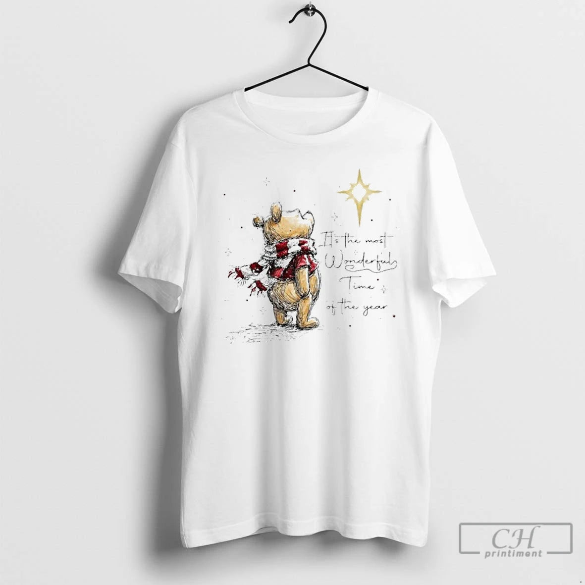 Premium Pooh Its The Most Wonderful Time Of The Year T Shirts Hoodie, Sweatshirt | InkNestWear.com
