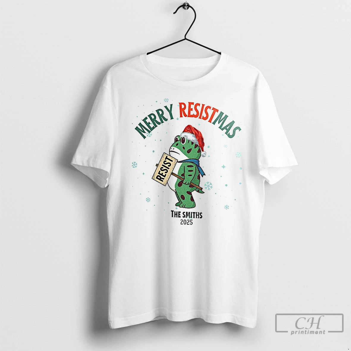 Premium Portland Frog The Smiths Merry Resistmas Resist Fdt Anti Maga Anti Fascism Merry Christmas T-Shirts, Hoodie,...
