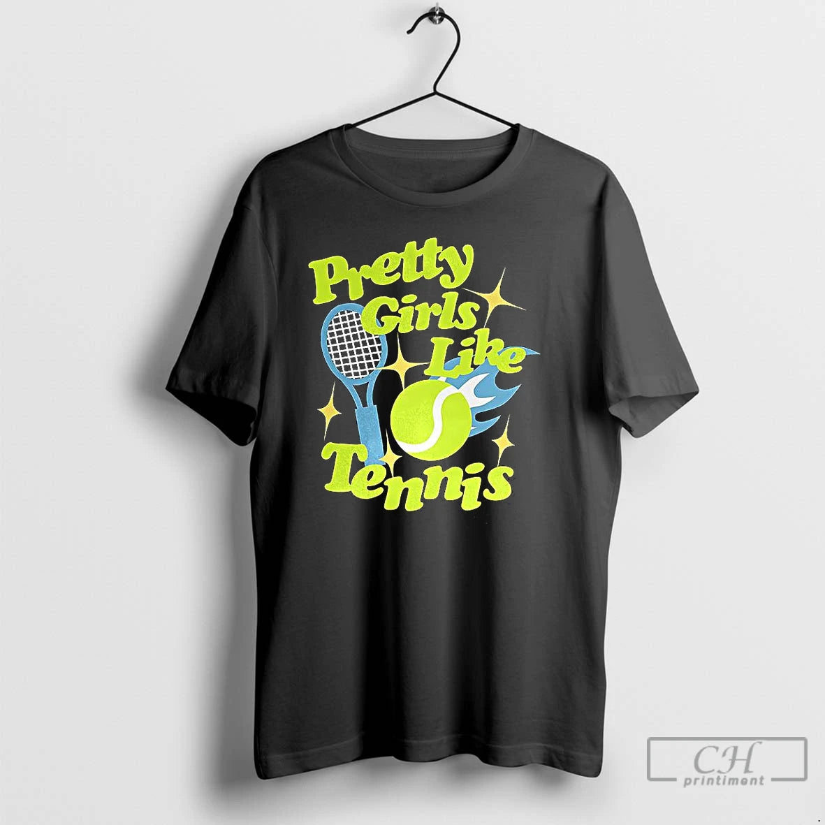 Premium Pretty Girls Like Tennis Rackets And Balls T-Shirts, Hoodie, Sweatshirt | InkNestWear.com