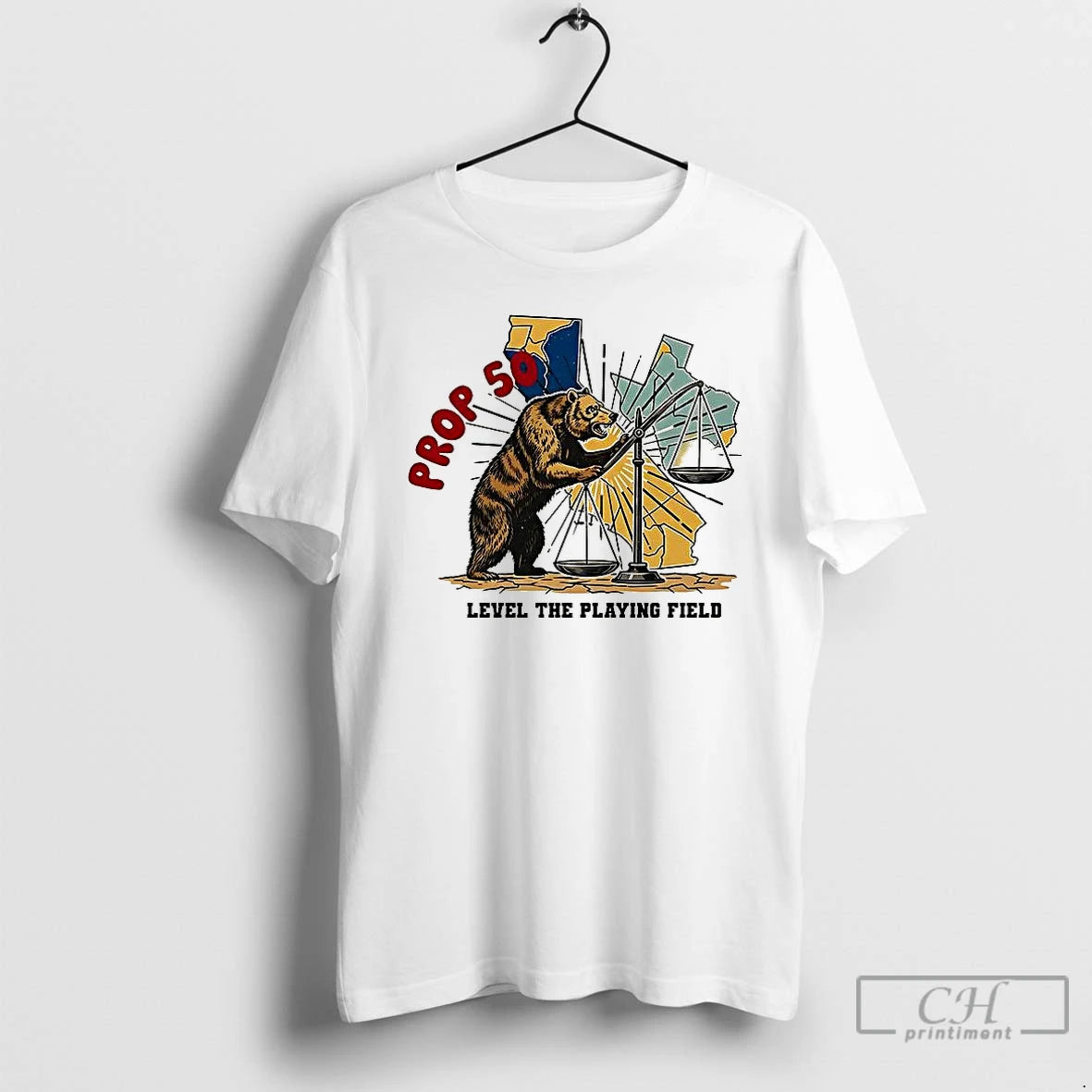 Premium Prop 50 Democracy Level The Playing Field T Shirts Hoodie, Sweatshirt | InkNestWear.com