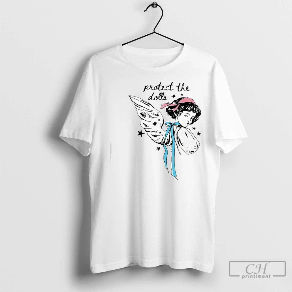 Premium Protect The Dolls Wings Graphic T-Shirts, Hoodie, Sweatshirt | InkNestWear.com