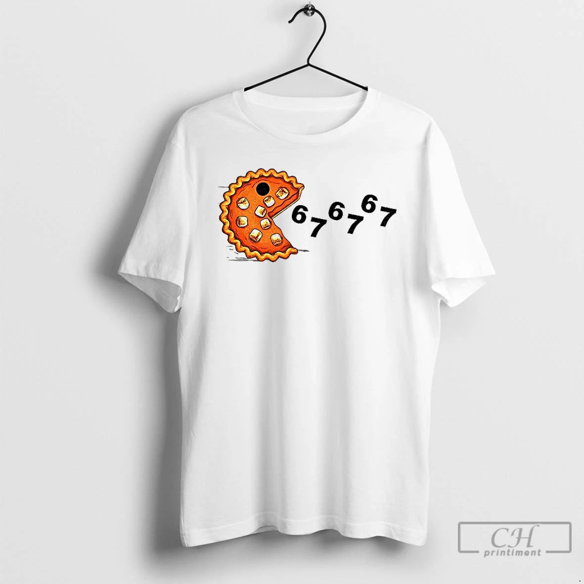 Premium Pumpkin Pie Cake Pacman Eating 67 67 Meme Happy Fall T Shirts Hoodie, Sweatshirt | InkNestWear.com
