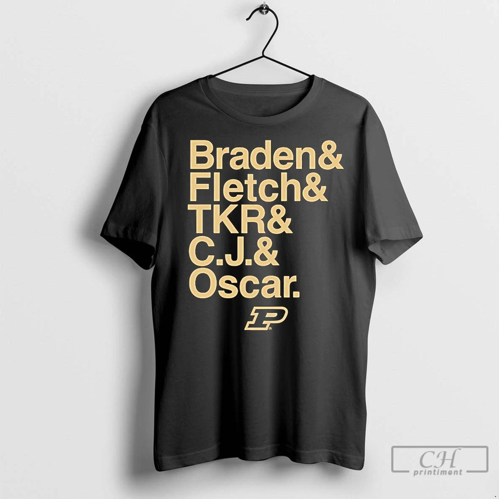 Premium Purdue Boilermakers Starting Team Name Ampersand 2026 T-Shirts, Hoodie, Sweatshirt | InkNestWear.com