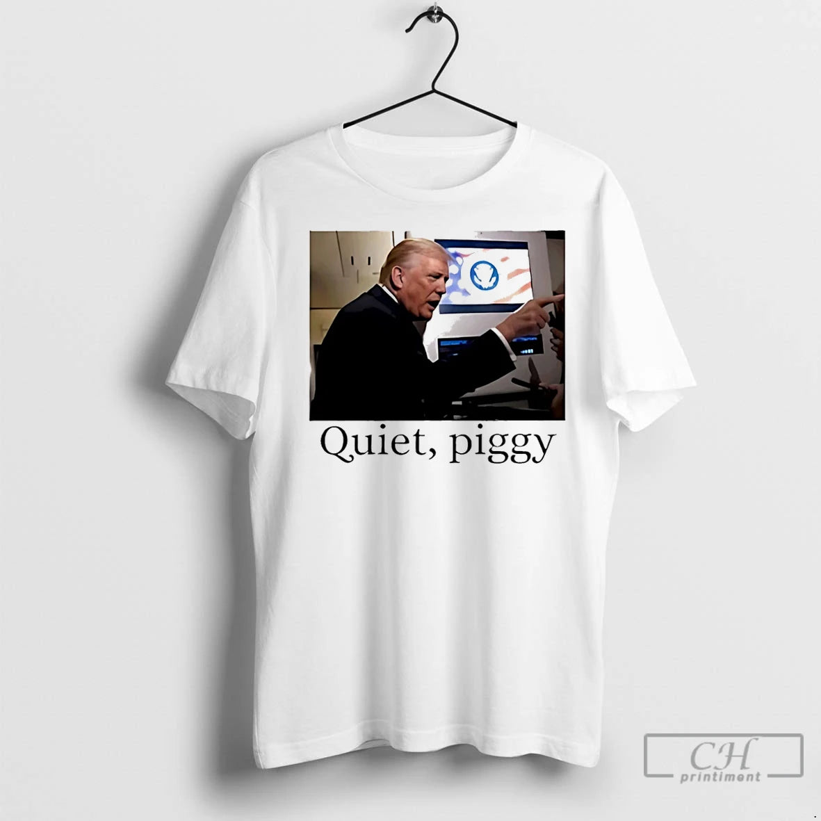 Premium Quiet Piggy Trump Funny T-Shirts, Hoodie, Sweatshirt | InkNestWear.com