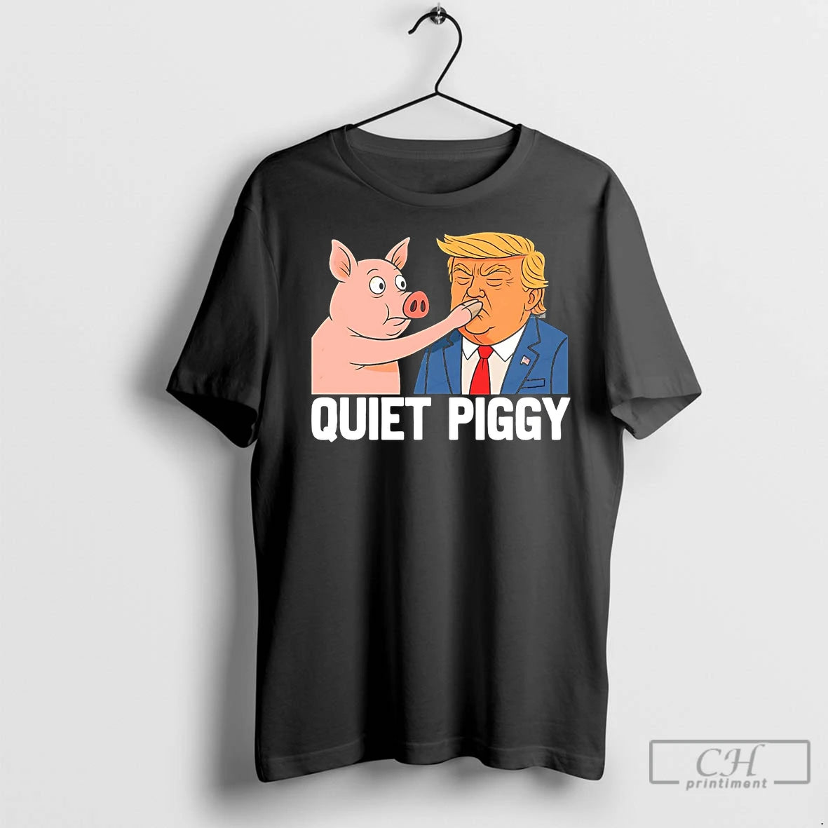 Premium Quiet Piggy Anti Trump T-Shirts, Hoodie, Sweatshirt | InkNestWear.com