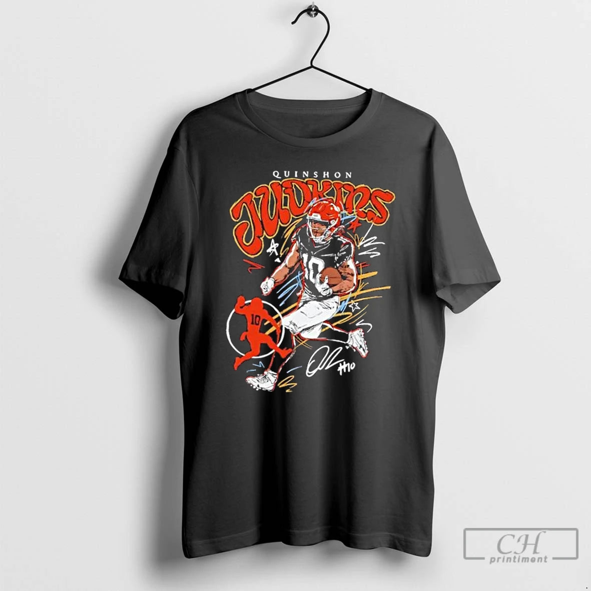 Premium Quinshon Judkins Cleveland Browns Scribble Signature T Shirts Hoodie, Sweatshirt | InkNestWear.com